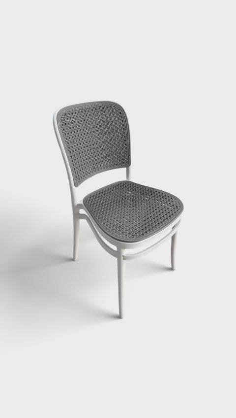 Silla PP Diseño Rattan Dummi