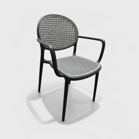 Silla PP Diseño Rattan Dummi