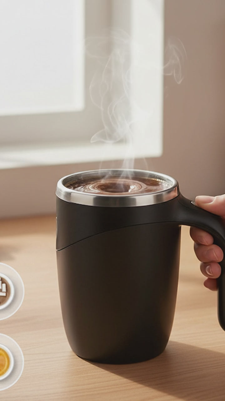 Taza Mug Mezclador Batidos Automatico Recargable