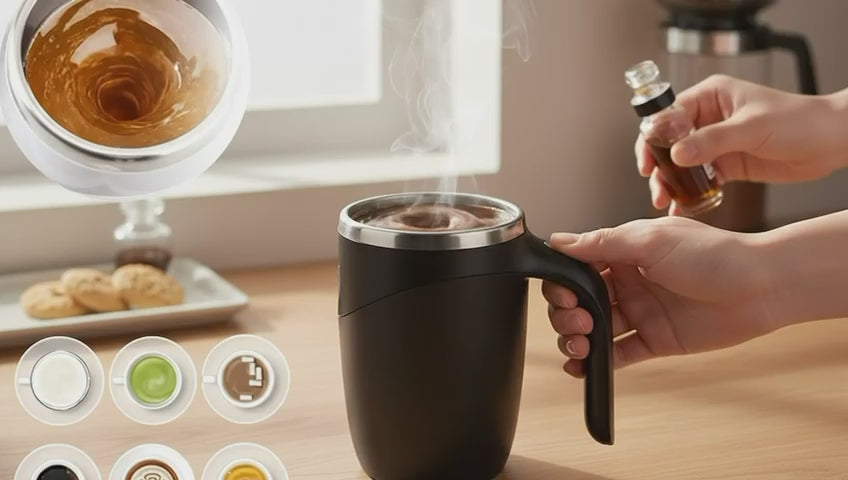 Taza Mug Mezclador Batidos Automatico Recargable