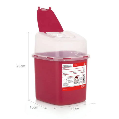 Recipiente Residuos Cortopunzante 2.8L - Muebles Dummi