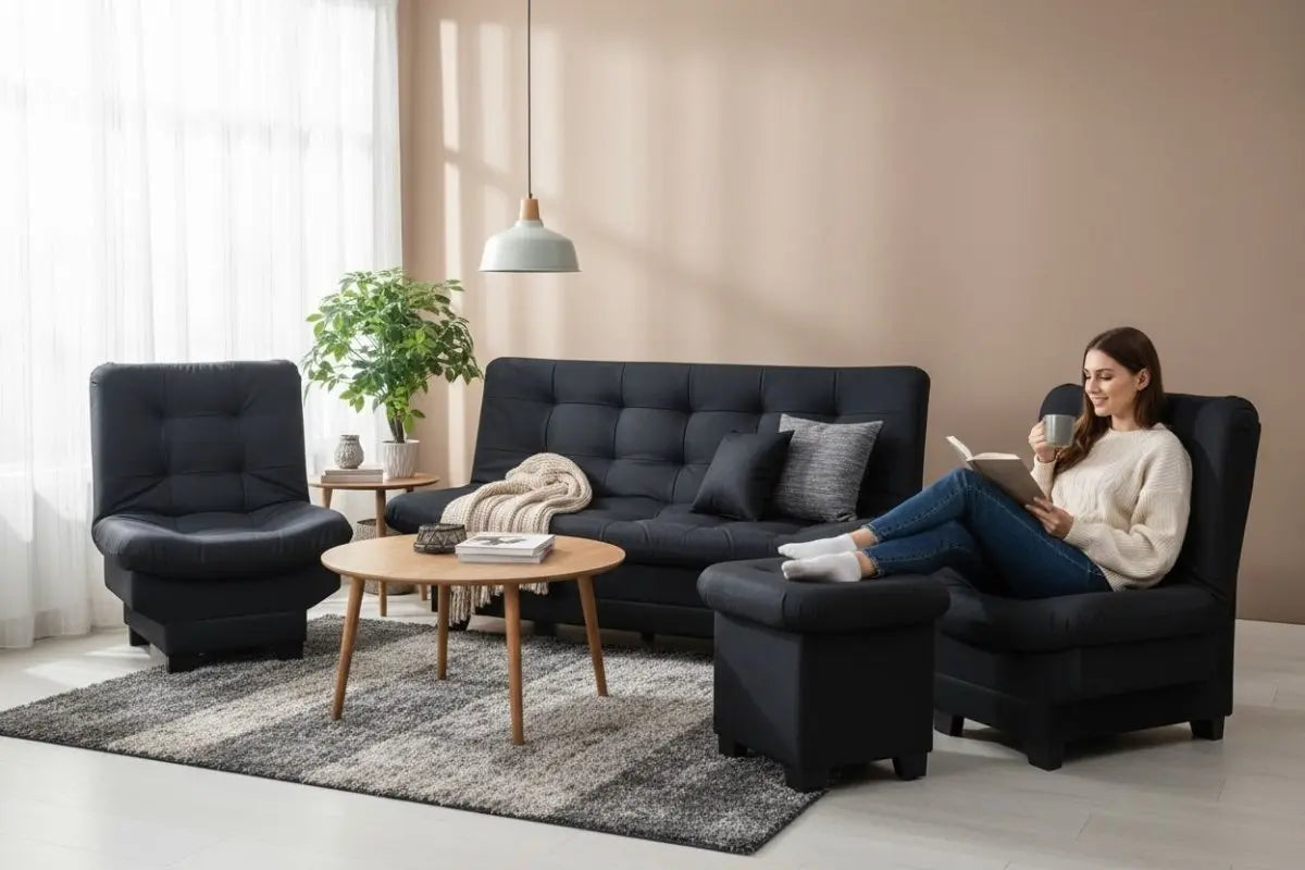 Sala Antirasguño Click Clack - Muebles Dummi