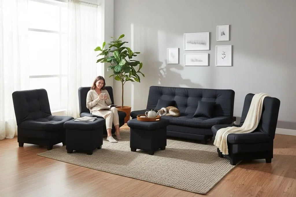 Sala Antirasguño Click Clack - Muebles Dummi