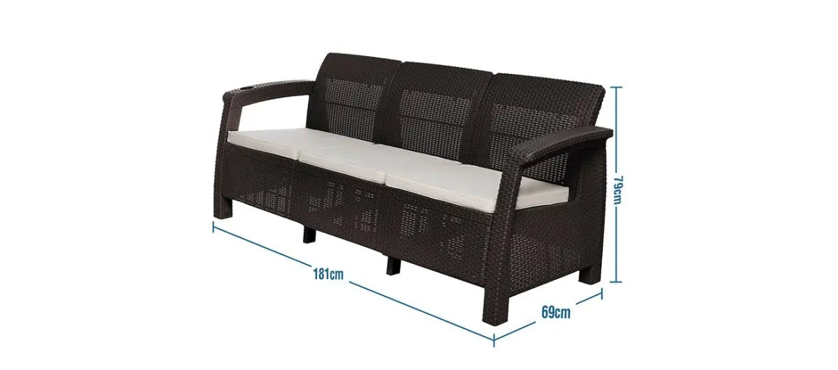 Juego de Sala Ferrara Premium - MQ - Muebles Dummi