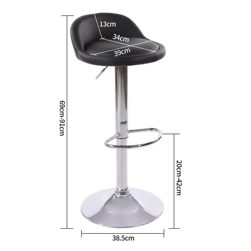 Set de 2 Sillas / Butaco Bar Con Cojin - Muebles Dummi