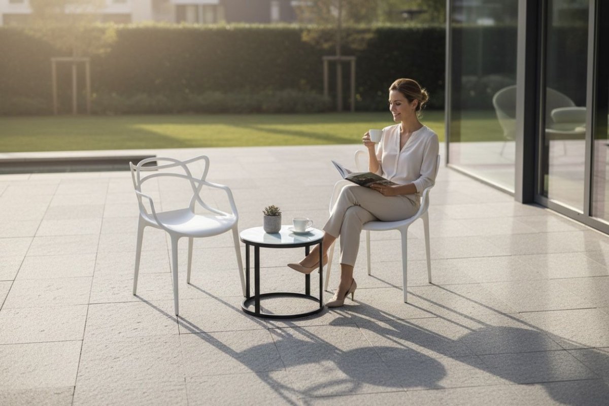 Set De Balcon - 2 Sillas Con Mesa - Muebles Dummi