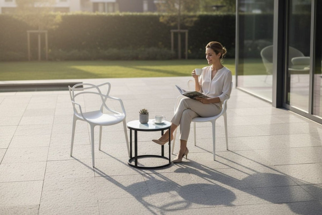 Set De Balcon - 2 Sillas Con Mesa - Muebles Dummi