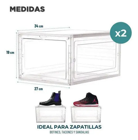 Set X2 Organizador de Zapatos De Lujo - Zapatero - Muebles Dummi
