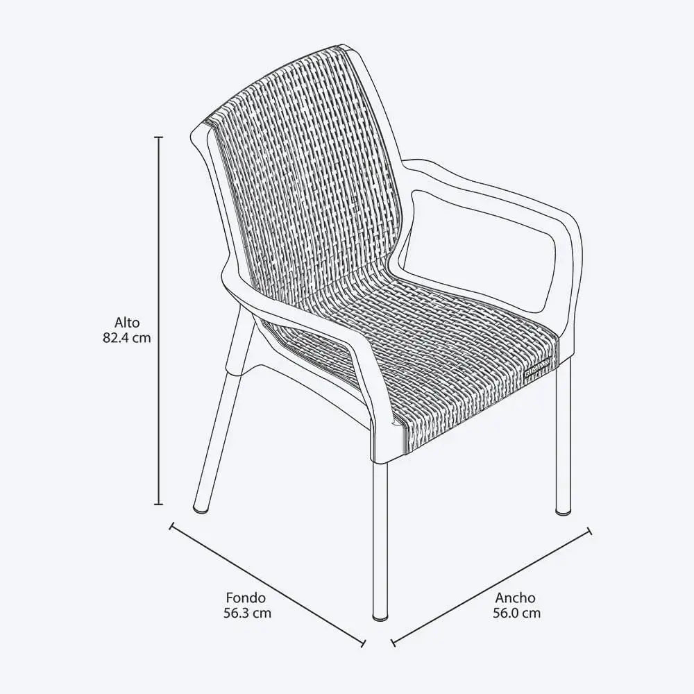 Silla Apariencia Shia - Rimax - Muebles Dummi