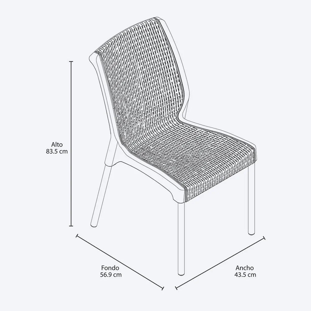 Silla Apariencia Shia - Rimax - Muebles Dummi