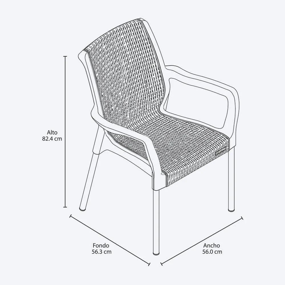 Silla Apariencia Shia - Rimax - Muebles Dummi