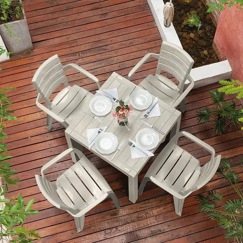 Silla Barú Apariencia Madera - Rimax - Muebles Dummi