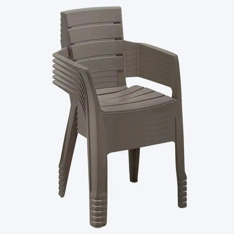 Silla Barú Apariencia Madera - Rimax - Muebles Dummi