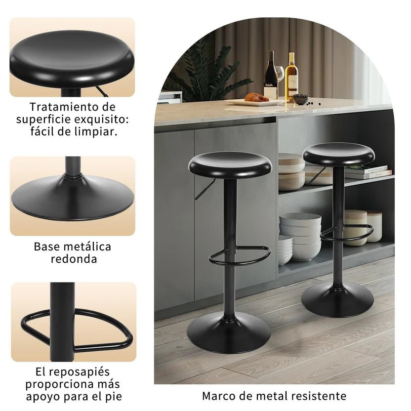Silla - Butaco Alto de Bar Premium Moderno - Muebles Dummi