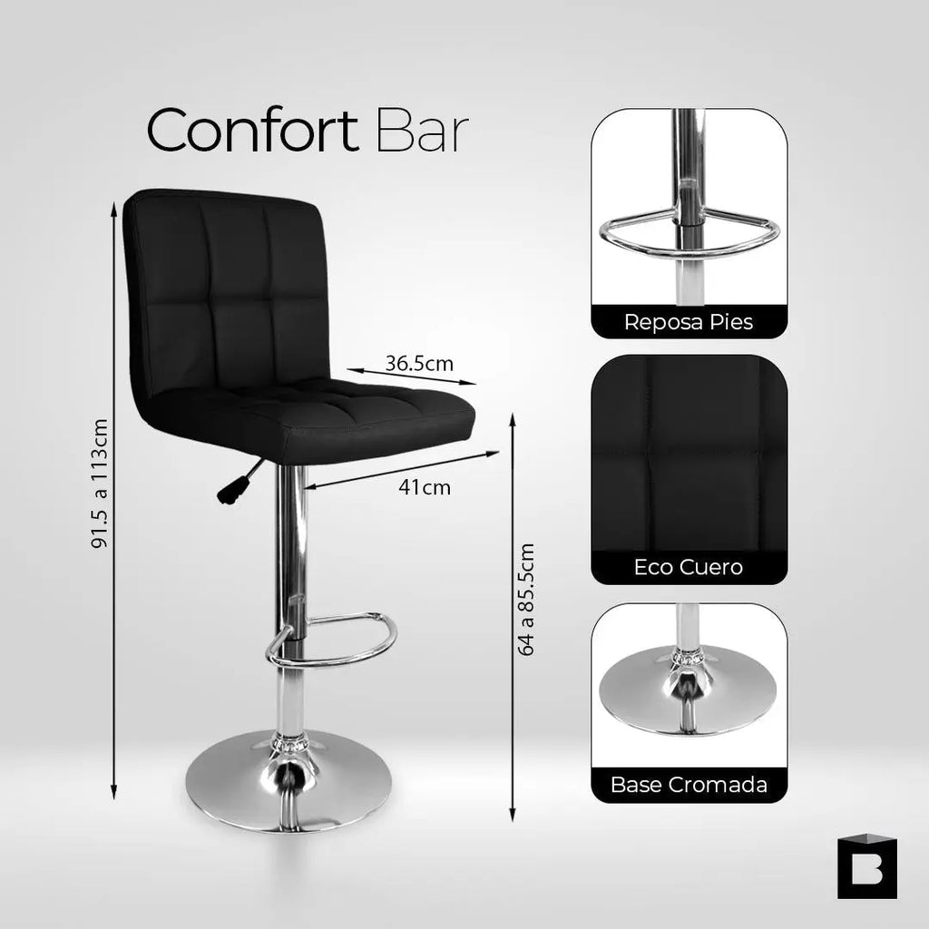 Silla / Butaco de Barra Confort - Muebles Dummi