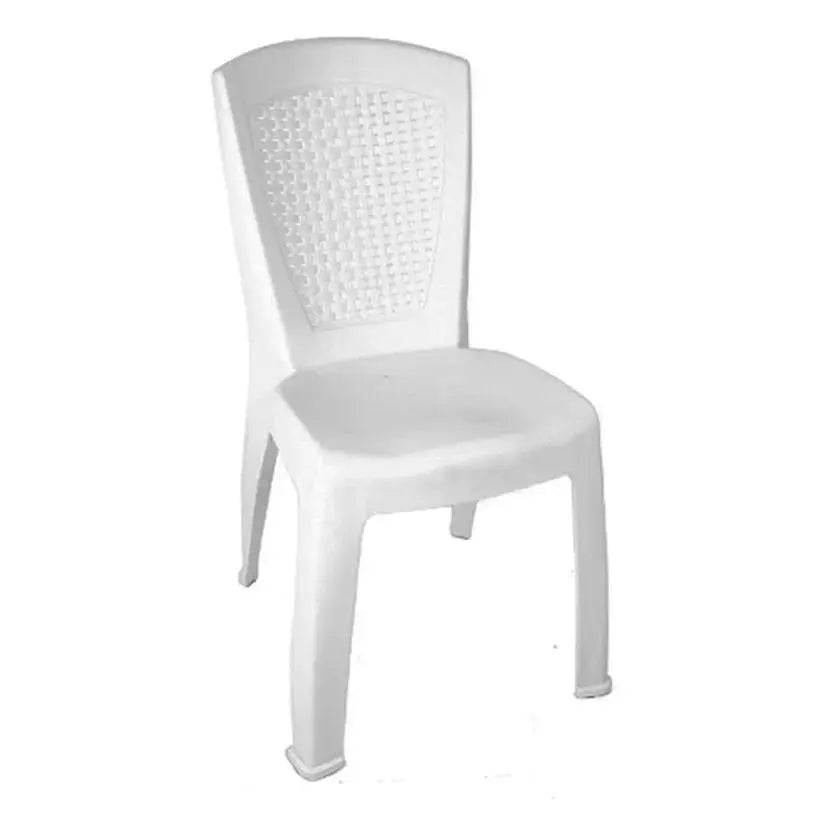 Silla Calypso Sin Brazos Blanca - Muebles Dummi