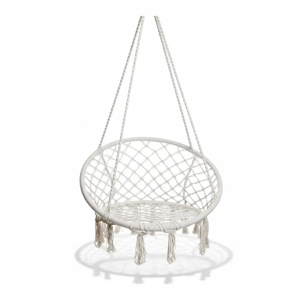 Silla Colgante Tejida - Muebles Dummi