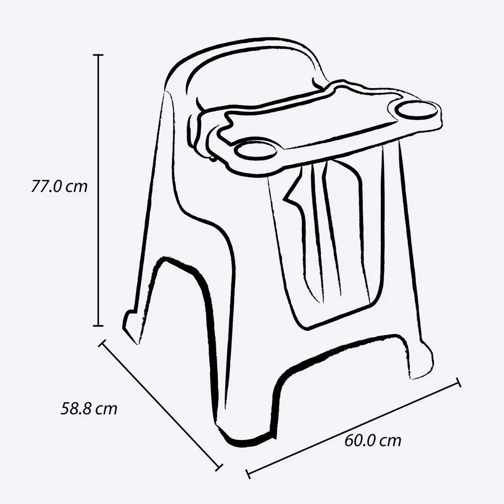 Silla Comedor Para Bebe - Rimax - Muebles Dummi