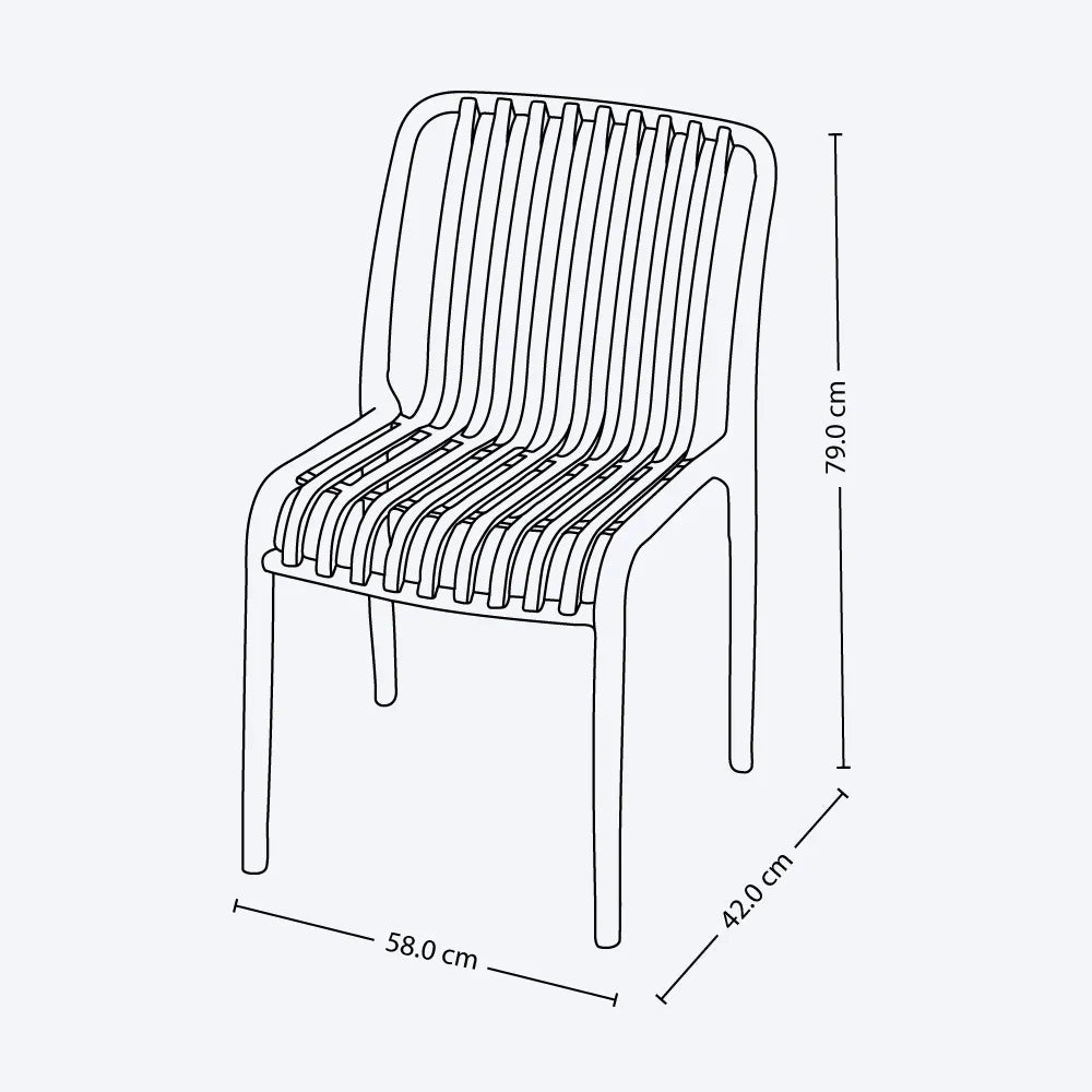 SILLA COSMOS SIN BRAZOS - RIMAX - Muebles Dummi