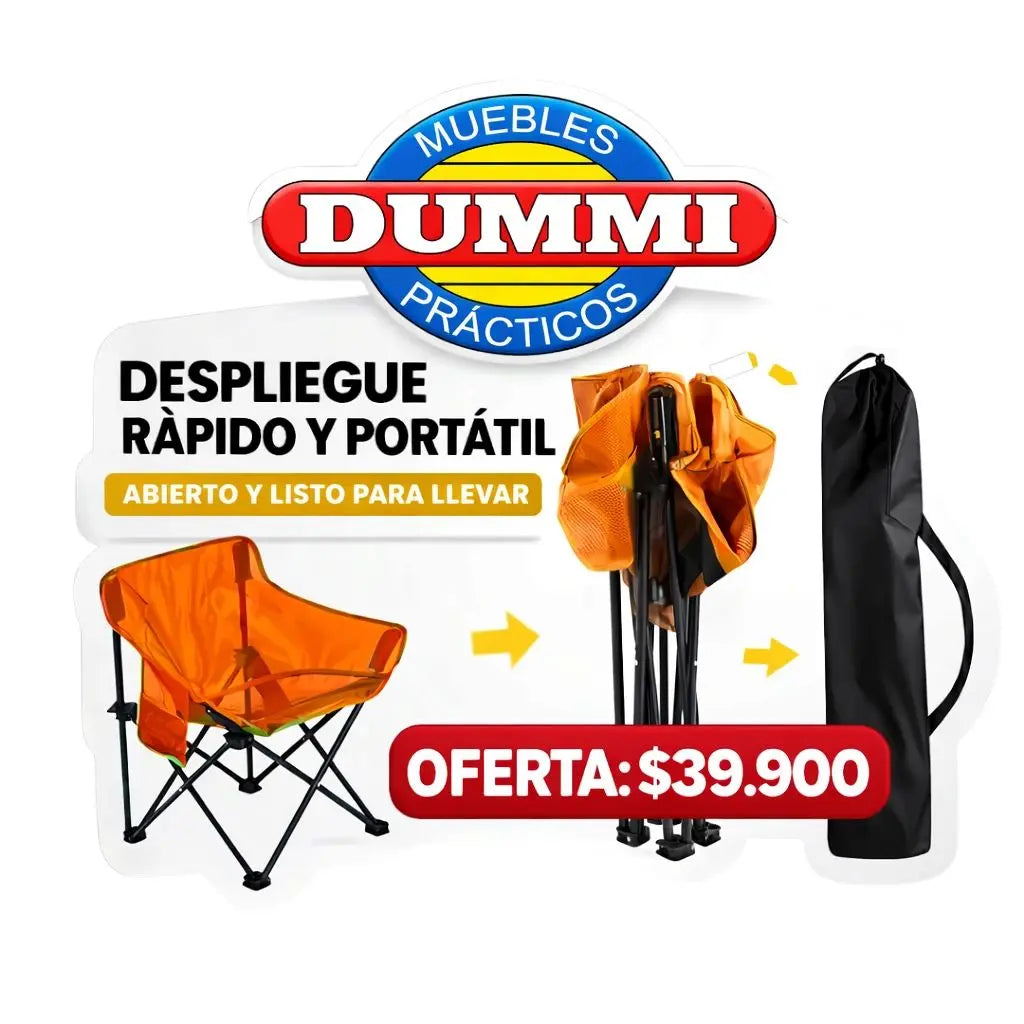 Silla Hamaca Plegable Portatil - Muebles Dummi