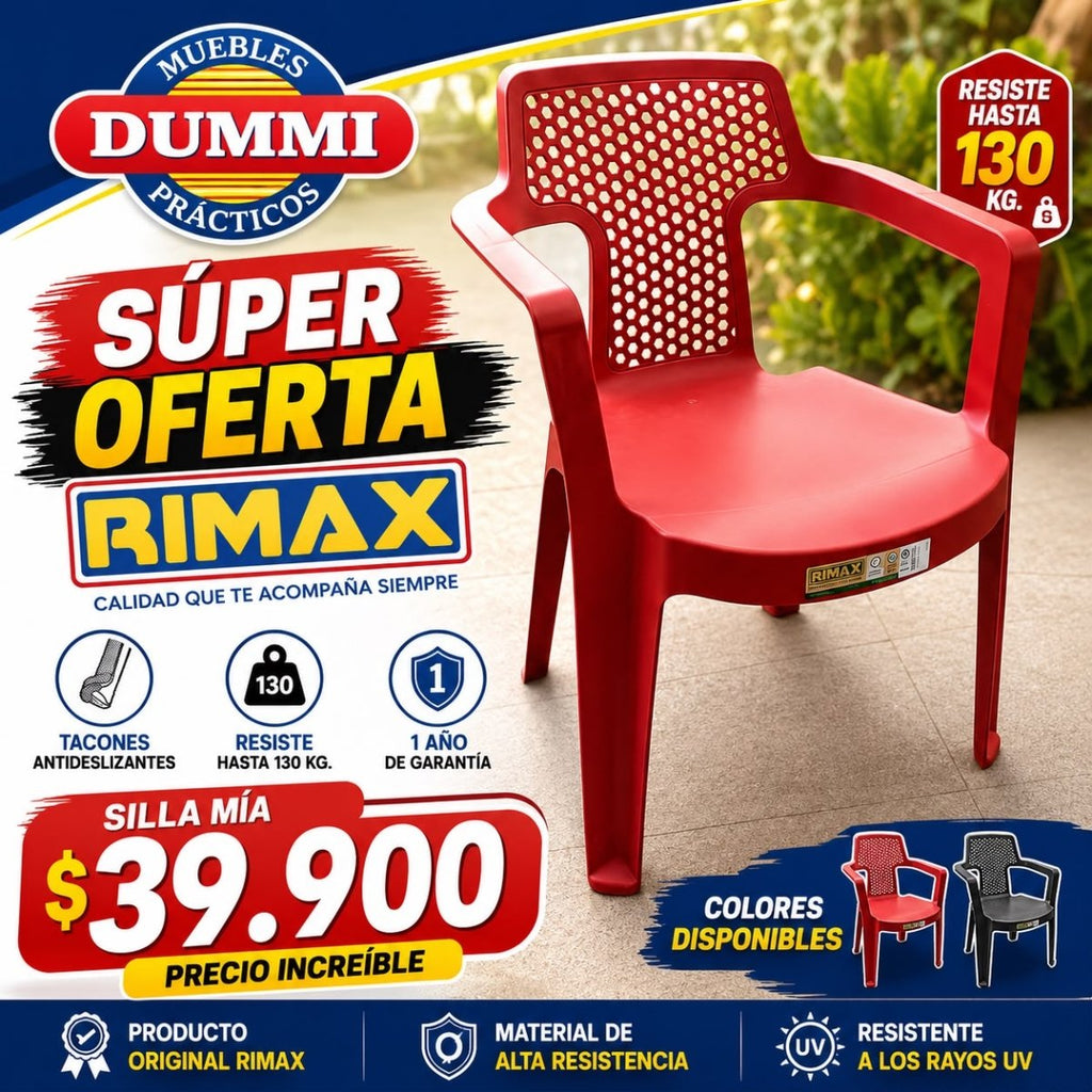 Silla Mia Con Brazos - Muebles Dummi