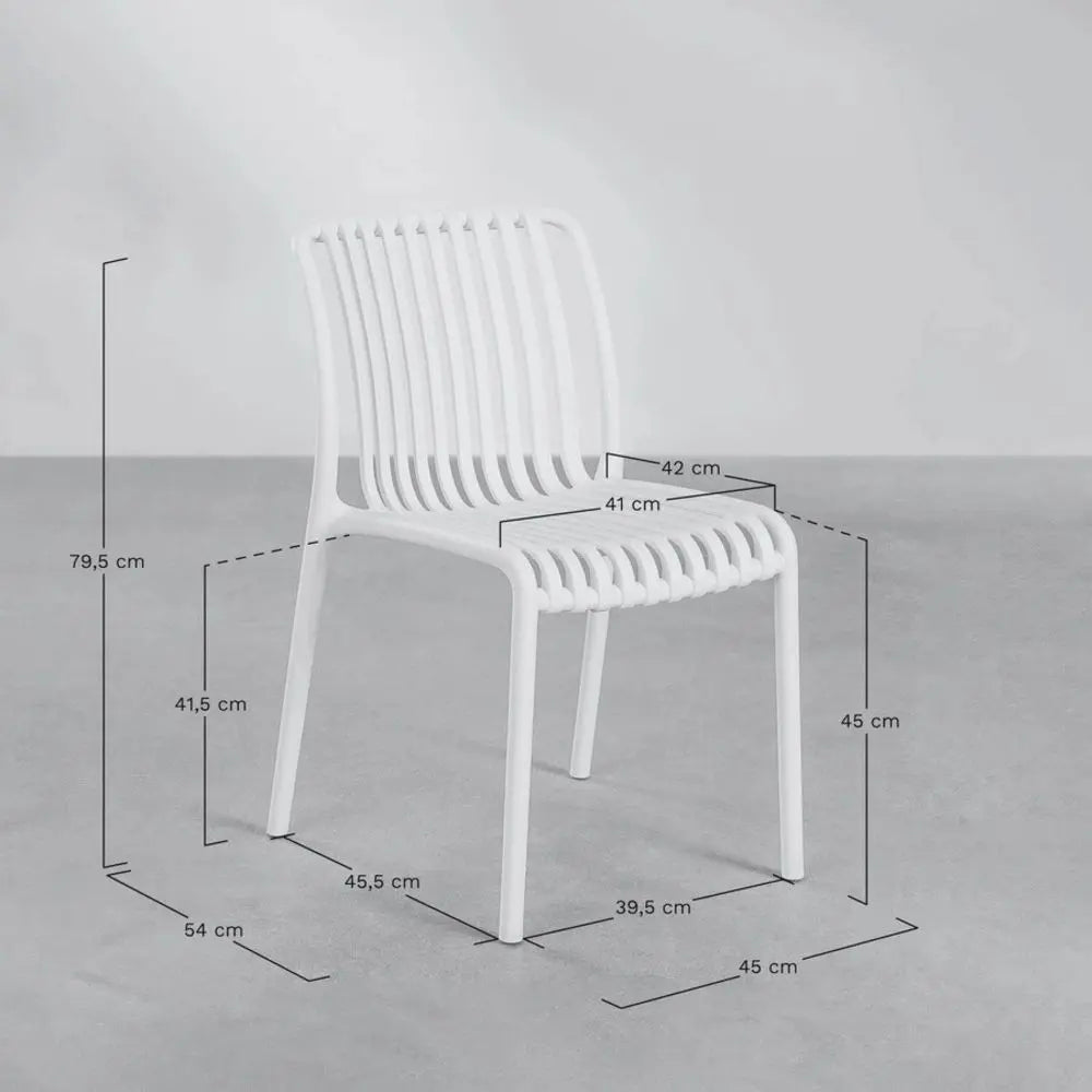 Silla Mono Bloque Ergonomica - Muebles Dummi