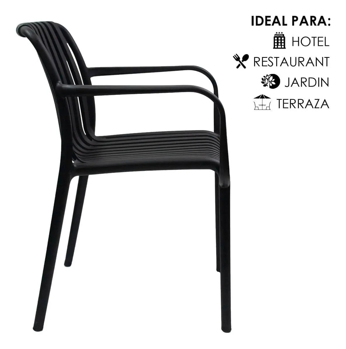 Silla Mono Bloque Ergonomica - Muebles Dummi