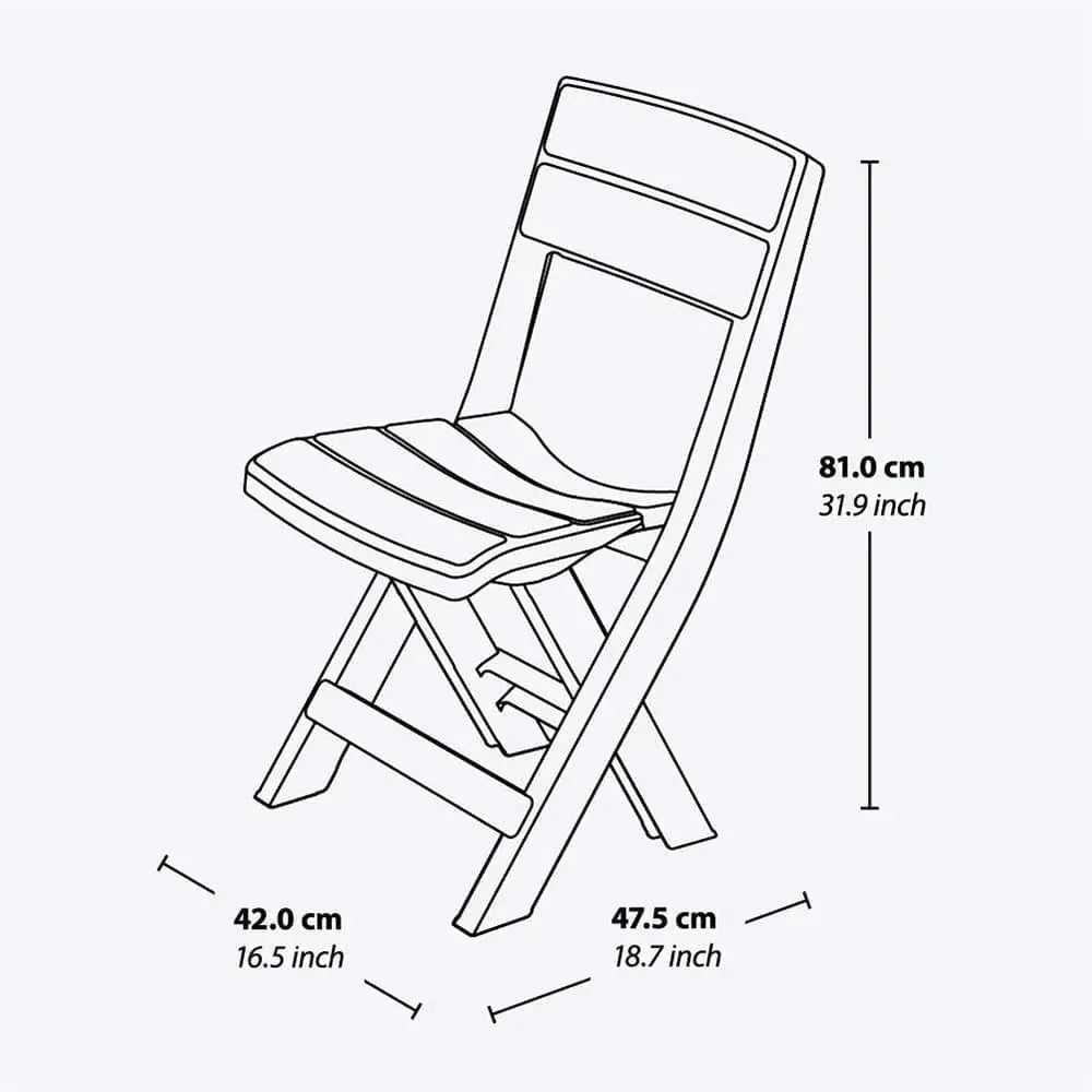 Silla Plegable Barú - Rimax - Muebles Dummi