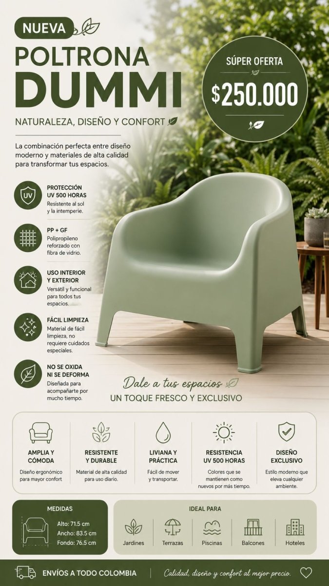 Silla Poltrona Dummi - Muebles Dummi
