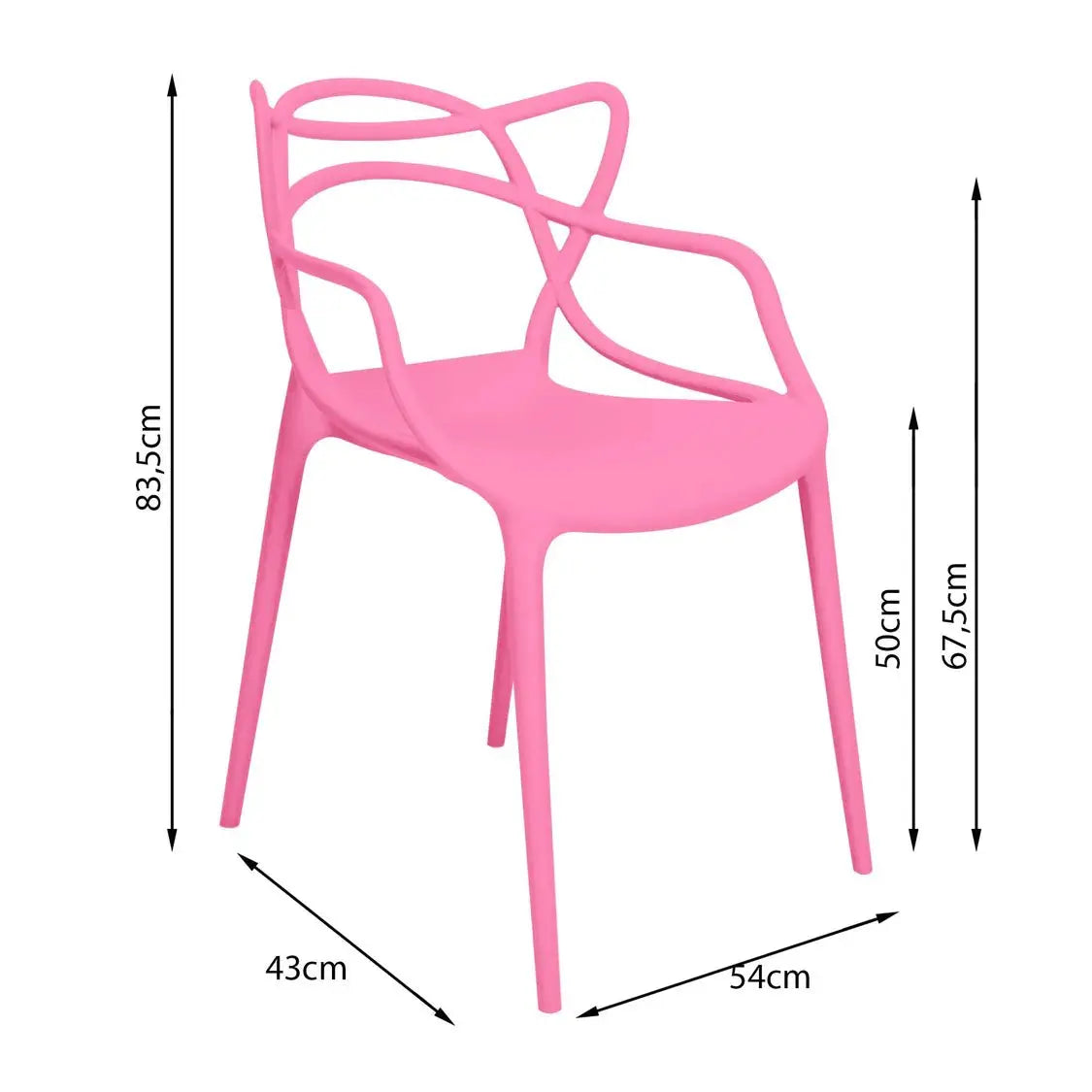 Silla Sidney Polipropileno - Muebles Dummi