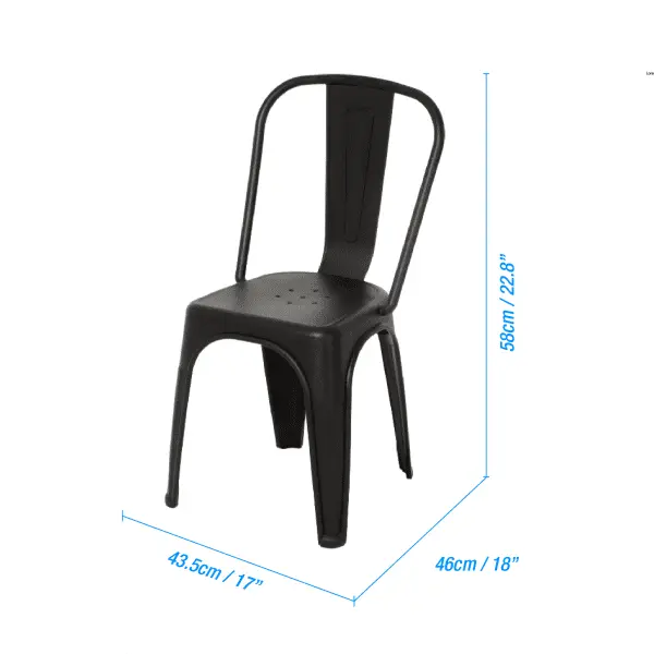 Silla Tolix En Polipropileno - Muebles Dummi