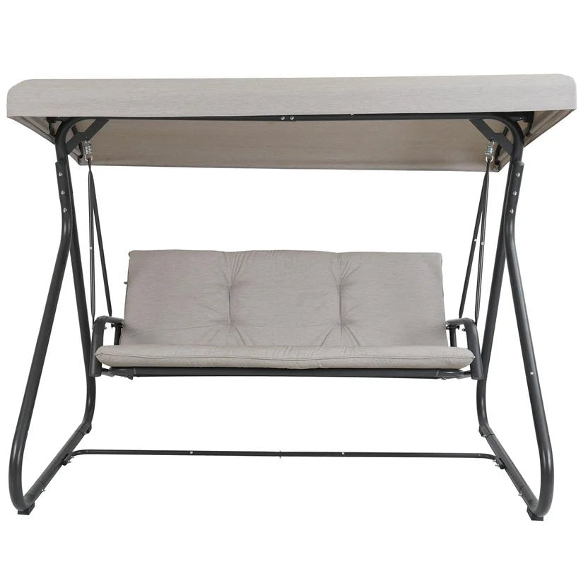 Sillón Columpio Deluxe Triple Con Techo - Muebles Dummi