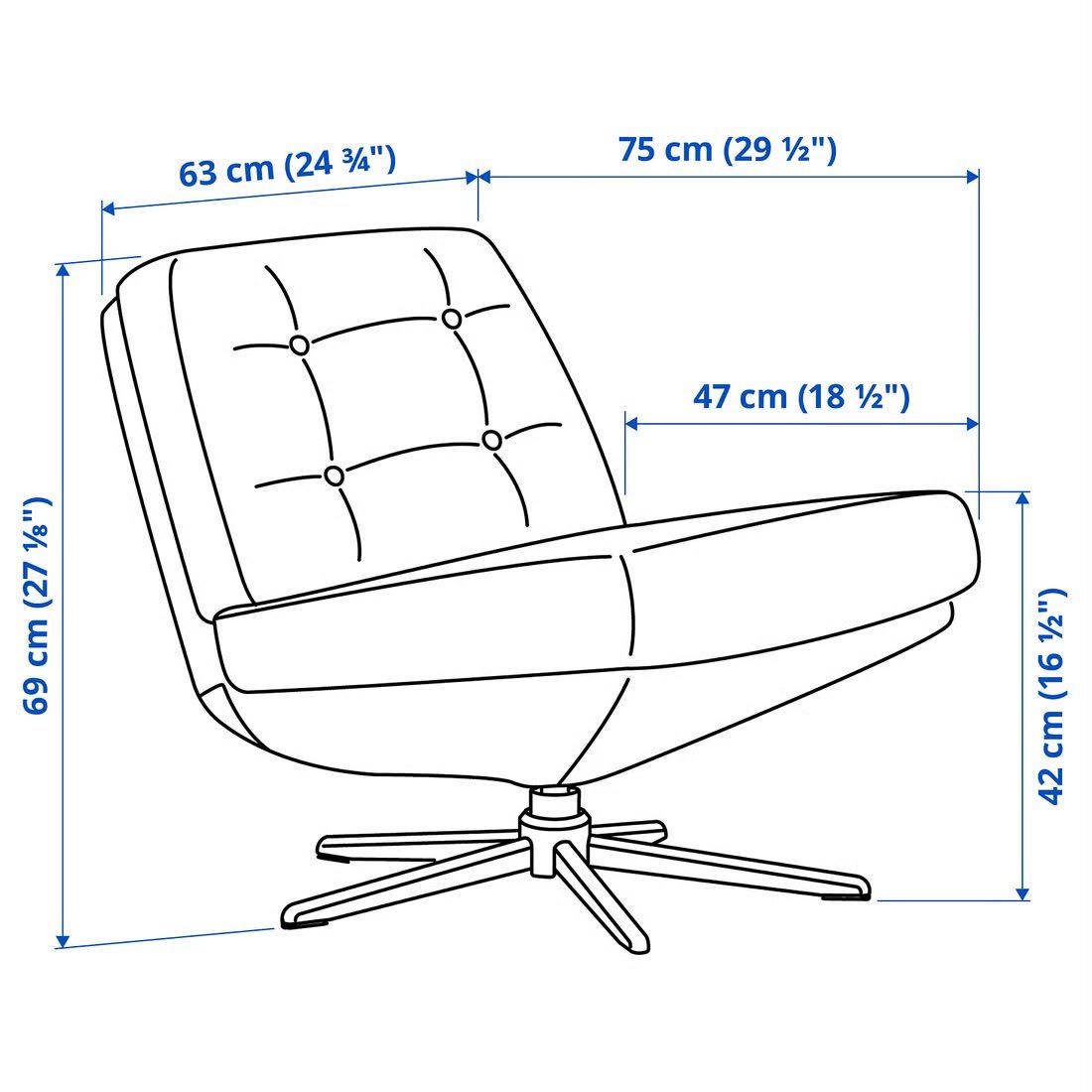 Sofa Giratorio Dummi - Muebles Dummi