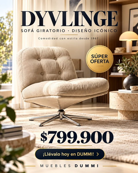 Sofa Giratorio Dummi - Muebles Dummi