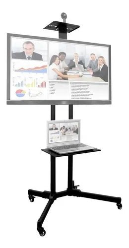 Soporte Para Televisor Móvil Con Ruedas - Muebles Dummi