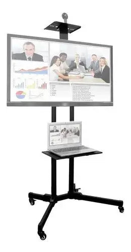 Soporte Para Televisor Móvil Con Ruedas - Muebles Dummi