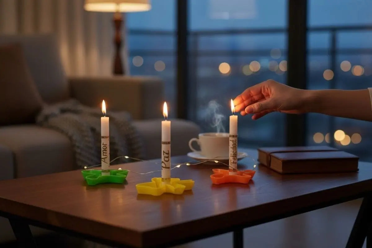 Soporte Para Velas - Set X 5 Unidades - Muebles Dummi