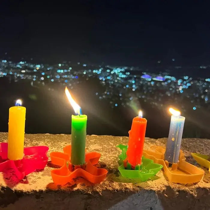 Soporte Para Velas - Set X 5 Unidades - Muebles Dummi