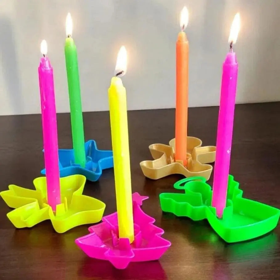 Soporte Para Velas - Set X 5 Unidades - Muebles Dummi