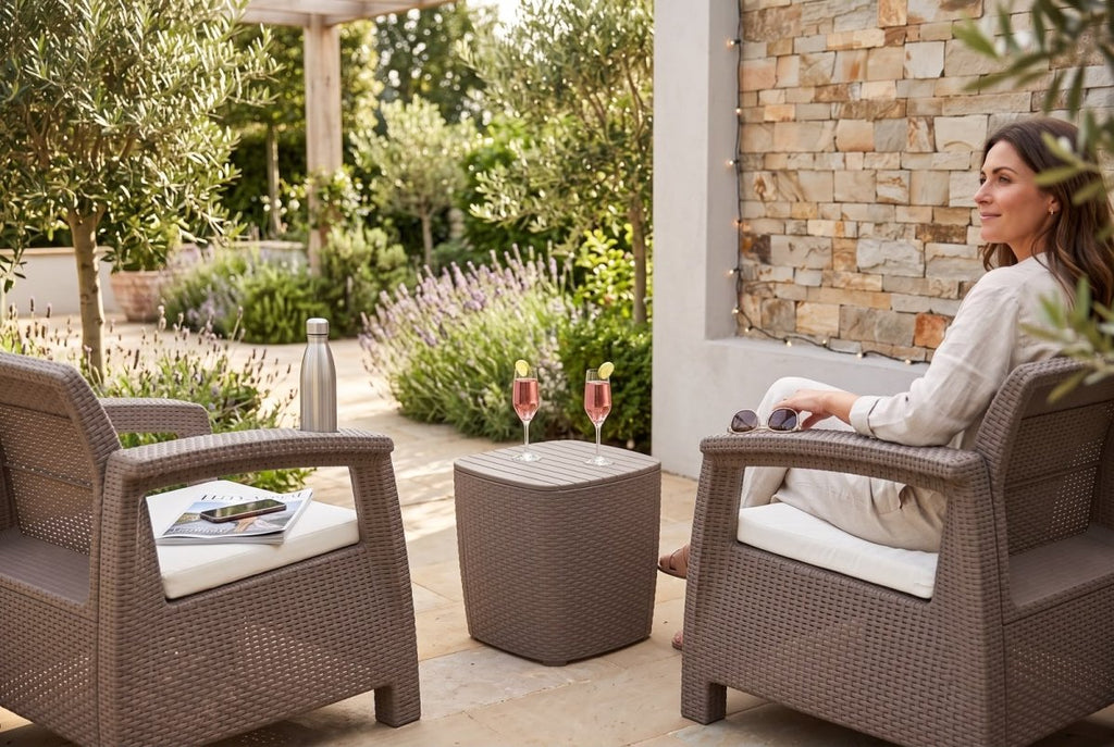 Super Oferta! Sala Estar Ferrara Con Cojines - Muebles Dummi