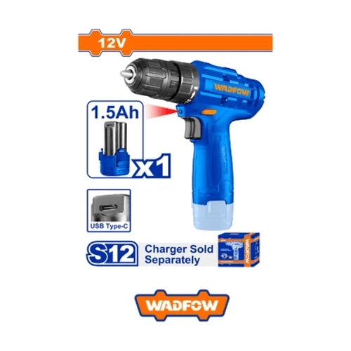 Taladro 12V Inalámbrico 0-750Rpm 20Nm M3/8