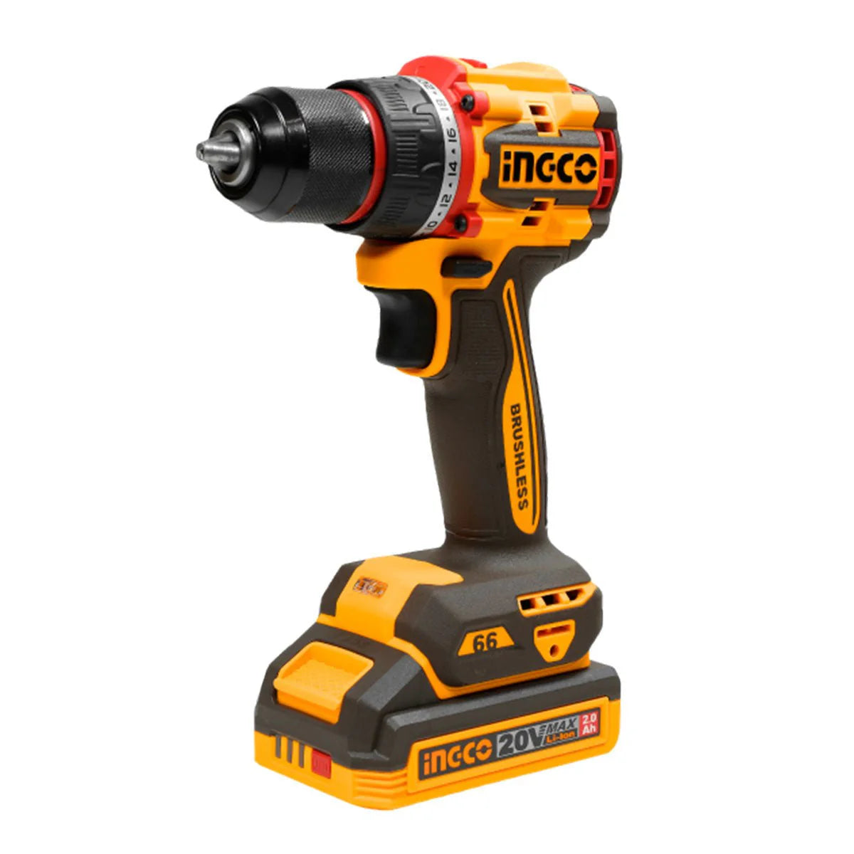 Set Herramientas INGCO 166 Piezas + Taladro 20V UHKTHP41662