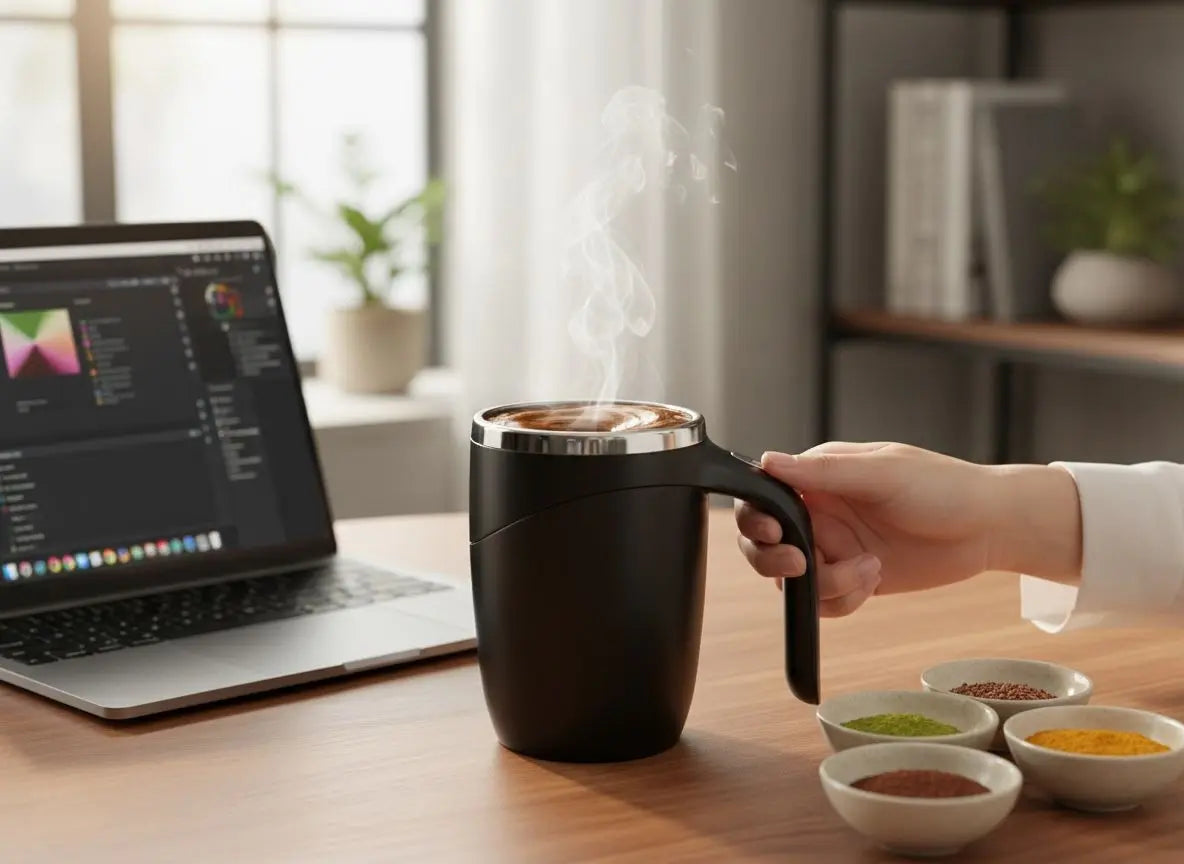 Taza Mug Mezclador Batidos Automatico Recargable - Muebles Dummi