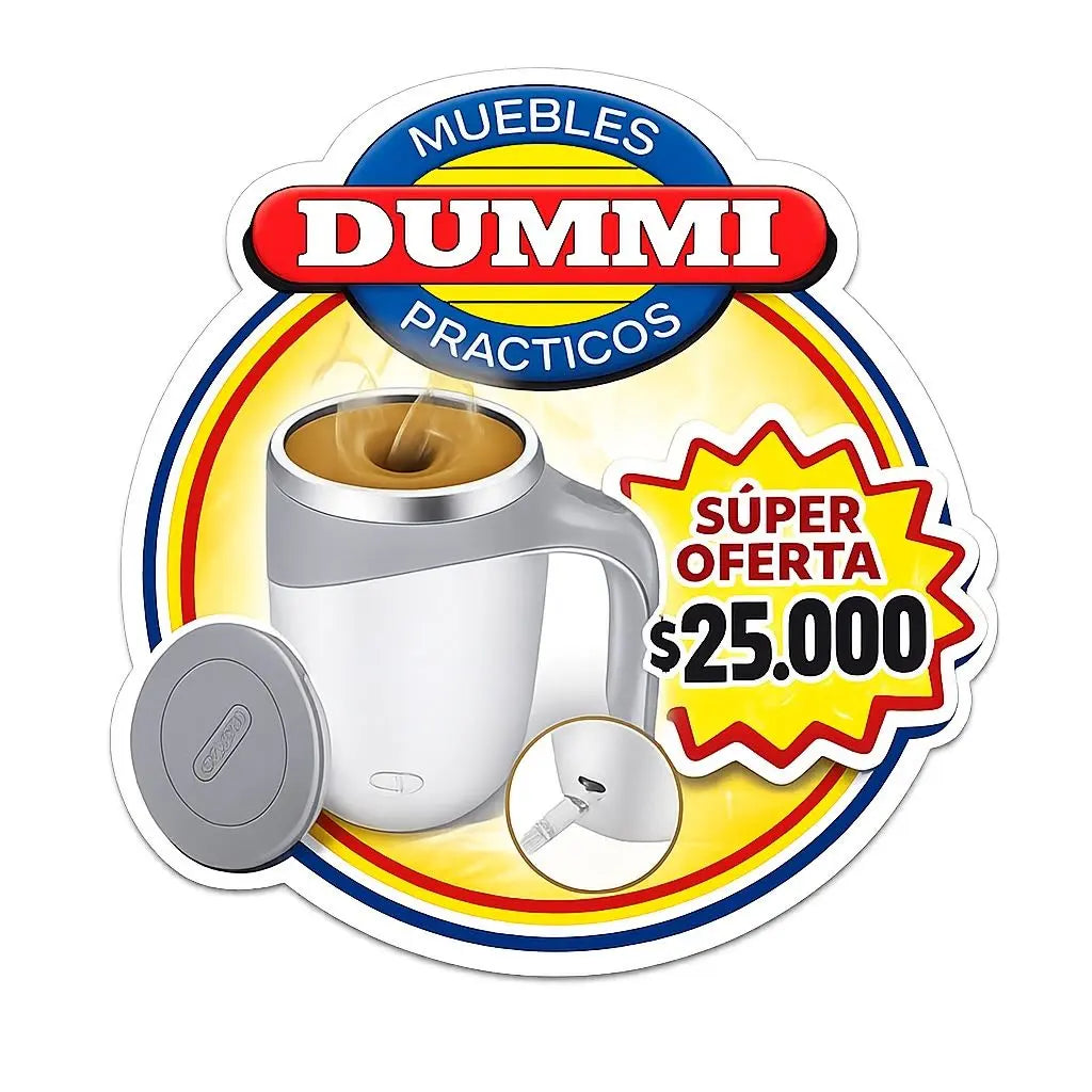 Taza Mug Mezclador Batidos Automatico Recargable - Muebles Dummi