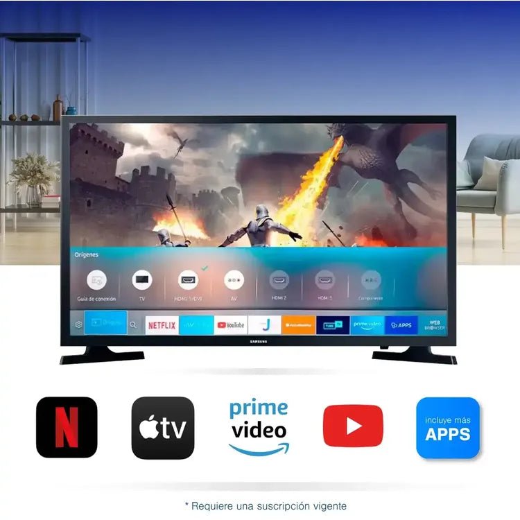 Televisor Samsung 32" - HD Smart TV - Muebles Dummi