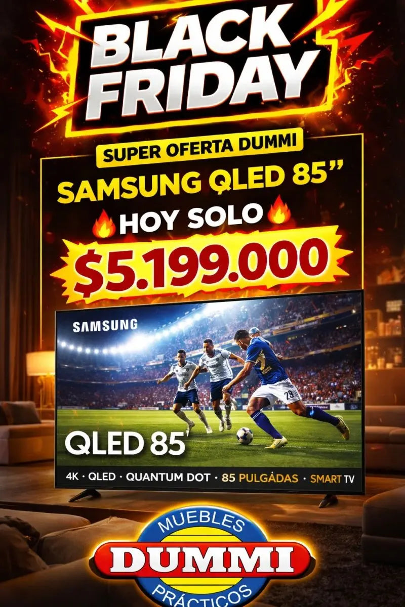 TELEVISOR SAMSUNG QLED 85” 4K - Muebles Dummi