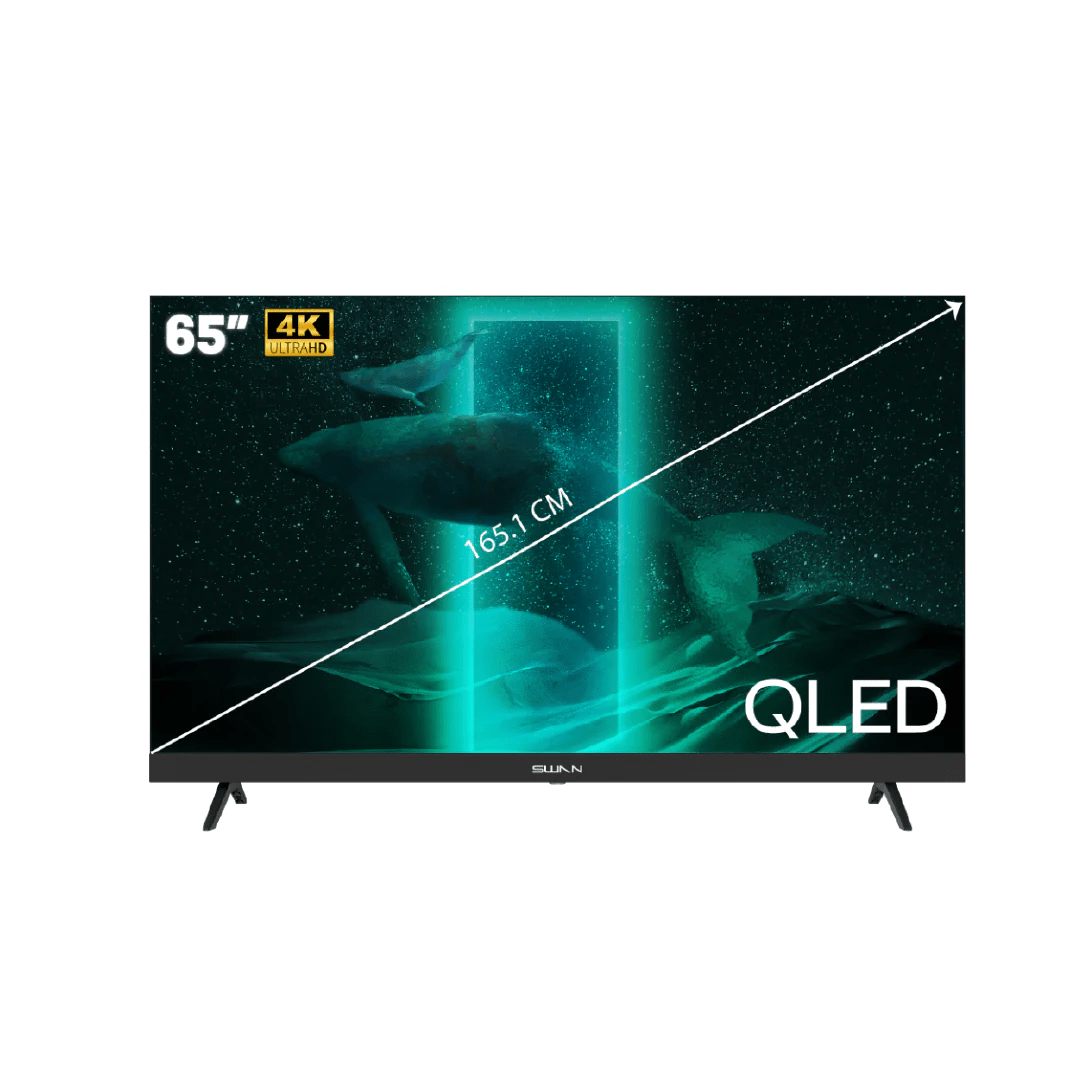 Televisor Swan 65" - 4K Ultra HD QLED - Smart TV - Muebles Dummi