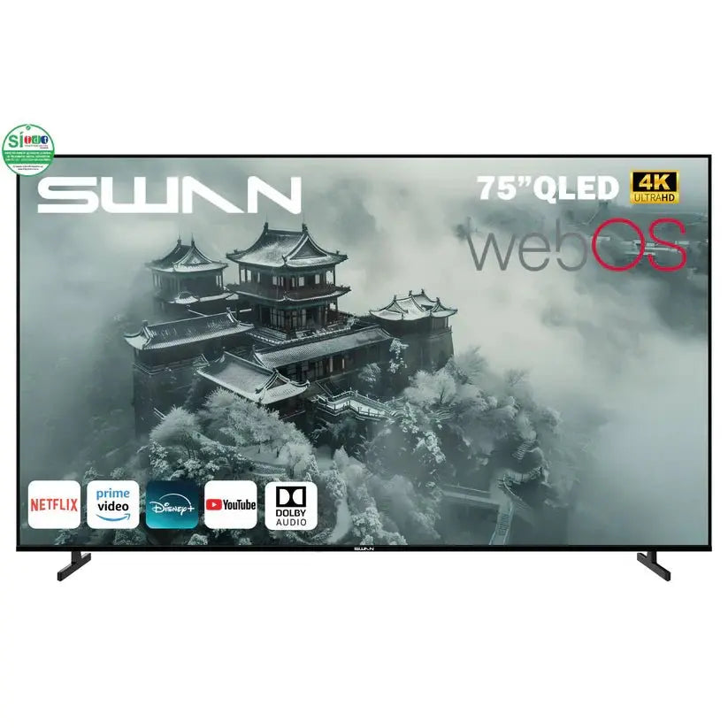 Televisor SWAN 75" UHD 4K QLED SMART - Muebles Dummi