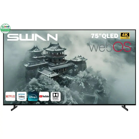 Televisor SWAN 75" UHD 4K QLED SMART - Muebles Dummi
