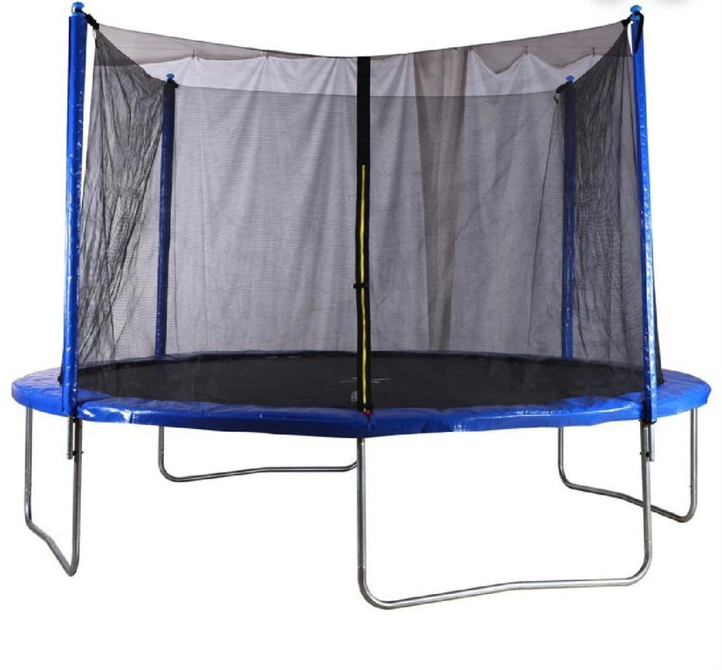 Trampolín Cama Elástica Con Malla De Seguridad De 1.83 Metros Color Azul/Negro - Muebles Dummi